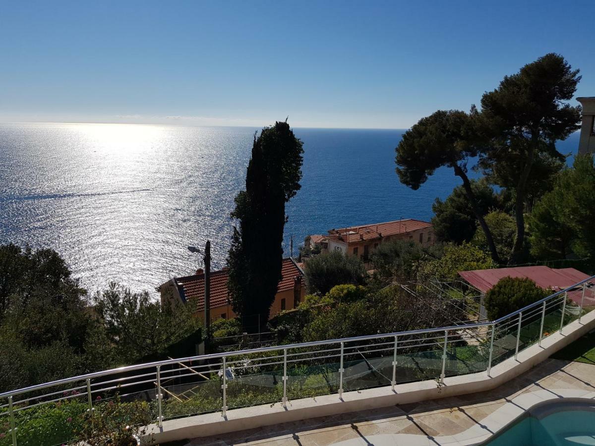 Vue Mer.Tranquilite.Cap D'Ail A 10 Mn De Monaco Кап-д'Ай Экстерьер фото